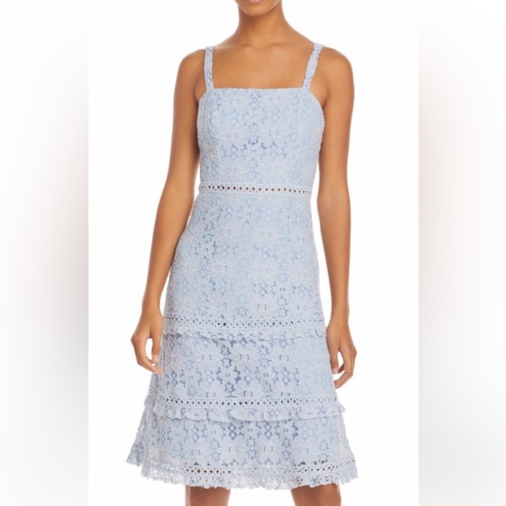 Aqua Blue Lace Dress